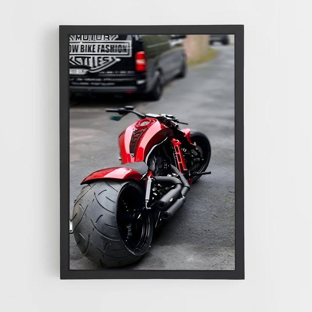 Poster Énigme nocturne rod – affiche Harley-Davidson (vue 2)